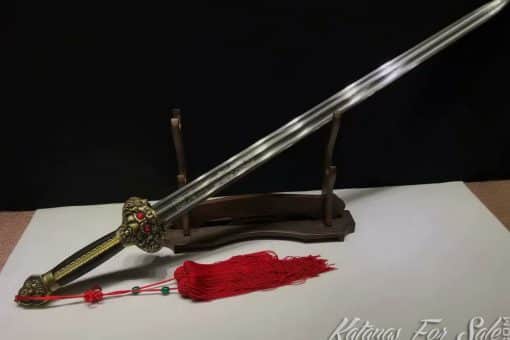 1095 Folded Carbon Steel Chinese Jian Sword