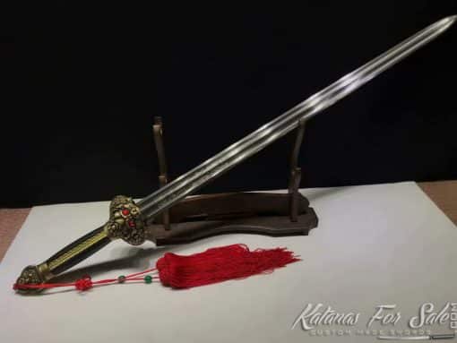 1095 Folded Carbon Steel Chinese Jian Sword
