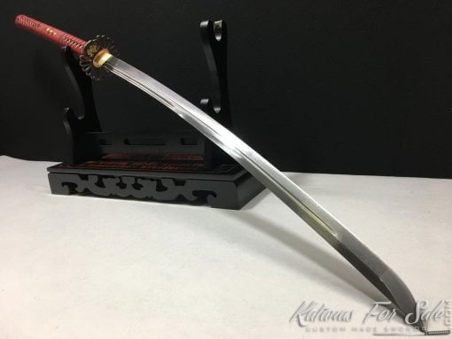 Handmade Tanto 1095 Folded Carbon Steel (Matching Set with the Nagamaki AAA342) - Image 4