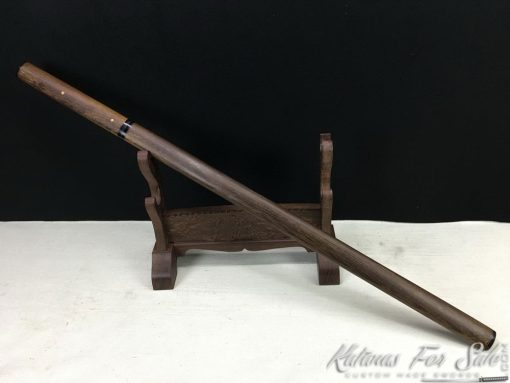Shirasaya Ninjato 1095 Folded Steel with Purple Acid Dye - Image 6