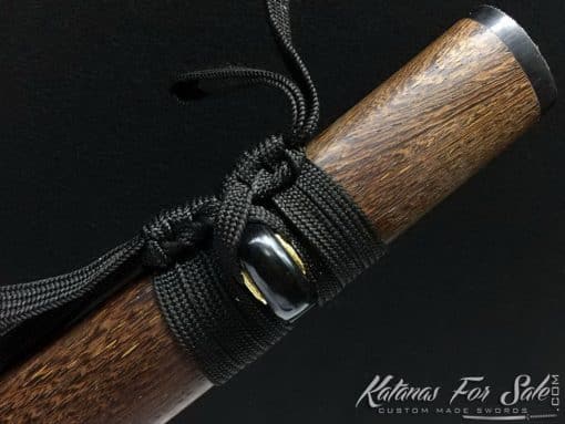 Japanese Wakizashi T10 Folded Clay Tempered Steel with Hadori Polish - Image 8