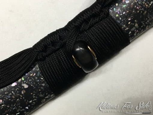 Samurai Katana sword T10 Clay Tempered Steel Choji Hamon with Hadori Polish & Black Acid Dye - Image 19