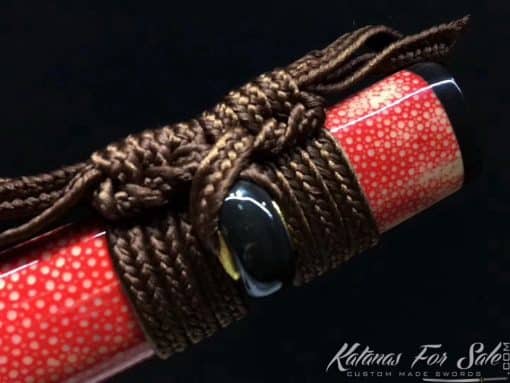 Japanese Tanto T10 Folded Clay Tempered Steel with Hadori Polish - Image 7