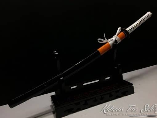 Battle Ready Blue Blade Katana T10 Clay Tempered with Hadori Polish - Image 7