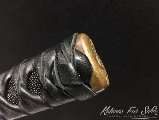 Japanese Wakizashi T10 Folded Clay Tempered Steel with Hadori Polish - Image 9