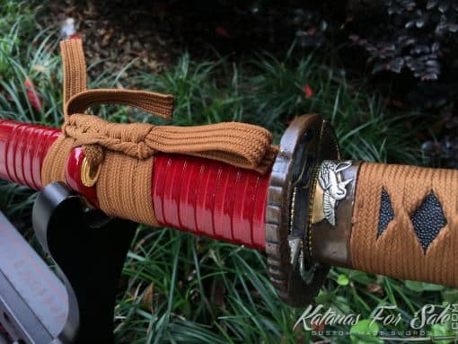 Tactical Katana T10 Folded Clay Tempered Steel