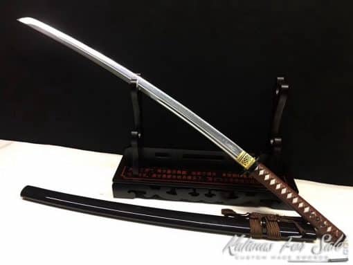 Brown Katana T10 Clay Tempered Steel - Image 6