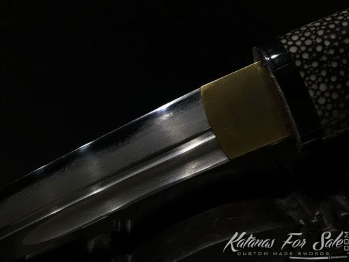Tactical Tanto T10 Folded Clay Tempered Steel with Hadori Polish - Image 12