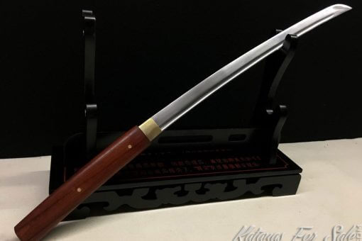 Shirasaya Wakizashi sword 1095 Folded Carbon Steel