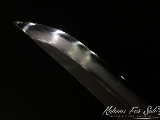 Tactical Tanto T10 Folded Clay Tempered Steel with Hadori Polish - Image 17