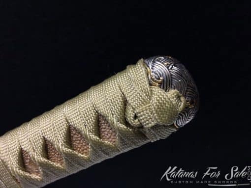 Functional Katana T10 Folded Clay Tempered Steel with Feather Hadori Polish - Image 22