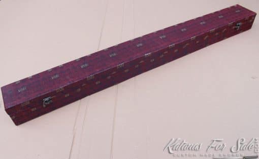 Red Kanji Box - for Katana Size