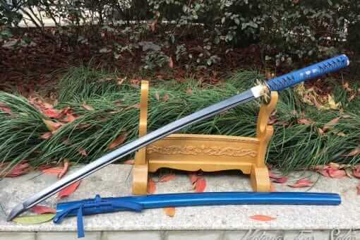 Japanese Samurai Katana 1060 Carbon Steel with Black Acid Dye