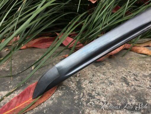 Japanese Katana T10 Folded Clay Tempered Steel with Hadori Polish - Image 2