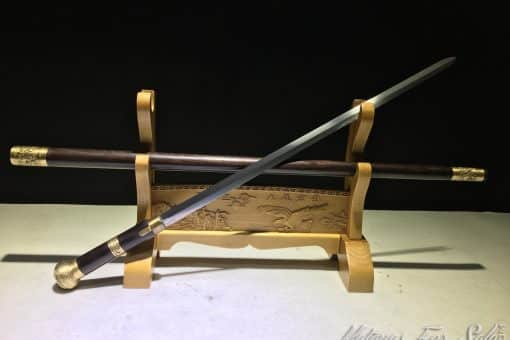 Handmade Sword Cane 1095 Folded Carbon Steel