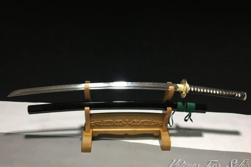 Samurai Katana Sword T10 Folded Clay Tempered Steel