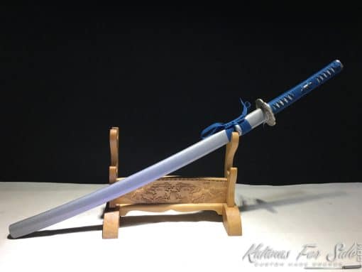 Tactical Katana T10 Clay Tempered Steel with Hadori Polish - Image 6
