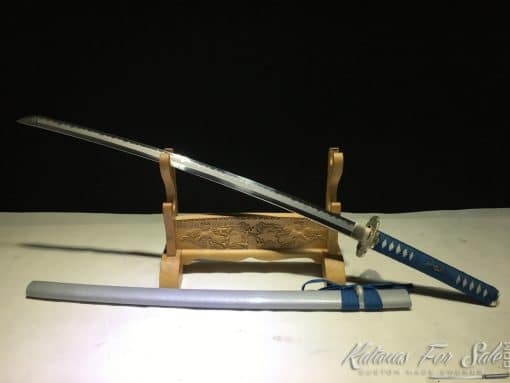 Tactical Katana T10 Clay Tempered Steel with Hadori Polish - Image 4
