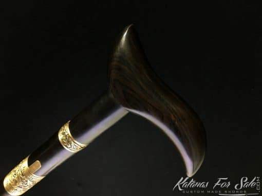 Sword Cane Blade 1095 Folded Carbon Steel - Image 4