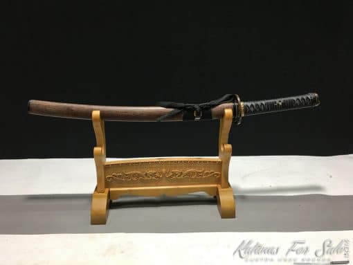 Wakizashi T10 Folded Clay Tempered Steel with Hadori Polish and Kiriha Zukuri Kissaki - Image 10