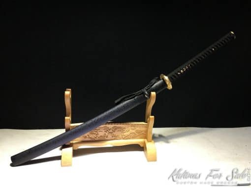 Custom Size Katana Samurai Sword T10 Clay Tempered Steel with Choji Hamon - Image 4