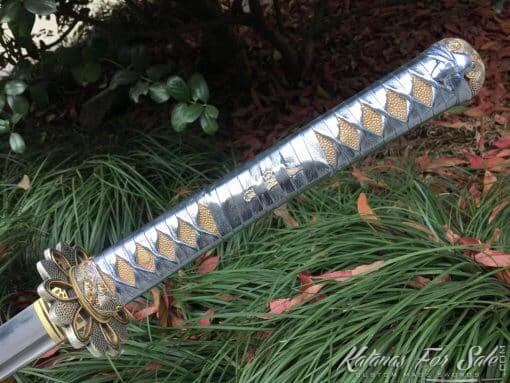 Japanese Katana T10 Folded Clay Tempered Steel with Hadori Polish - Image 8