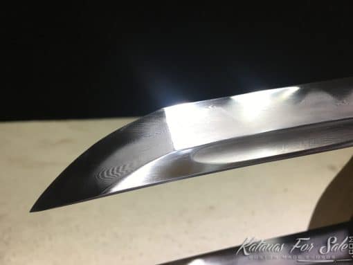 Katana & Wakizashi Sword Set T10 Folded Clay Tempered Steel with Hadori Polish and O'Kissaki - Image 3