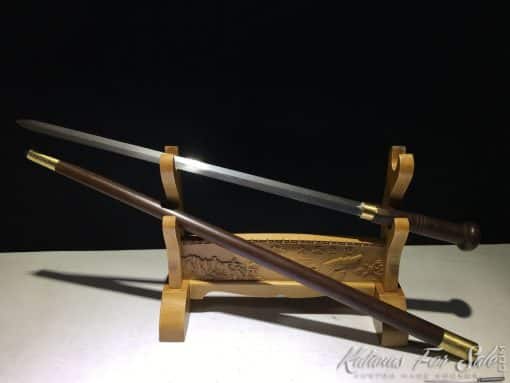 Sword Cane for sale 1095 Folded Carbon Steel - Image 4