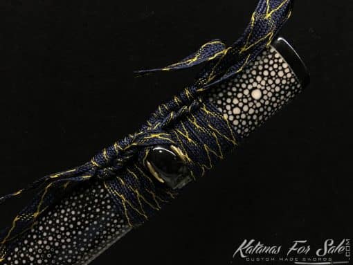 Hand Forged Katana T10 Clay Tempered Steel with Hadori Polish - Image 5