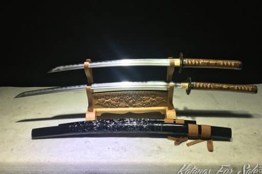 Full-Tang-Samurai-Katana-and-Wakizashi-Sword-Set