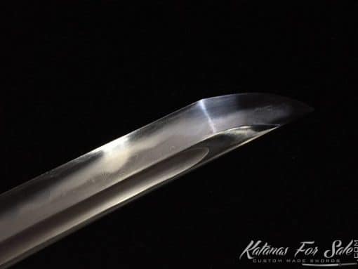 Katana T10 Folded Clay Tempered Steel with Feather Hadori Polish - Image 4