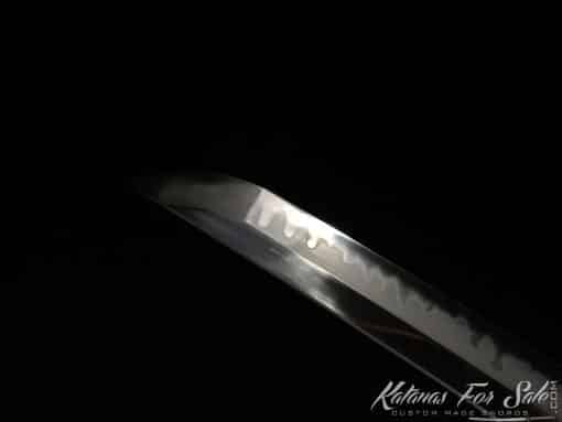 Hand Forged Katana T10 Clay Tempered Steel with Hadori Polish - Image 6