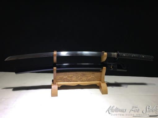 Reversed Blade Katana Sakabato T10 Clay Tempered Steel