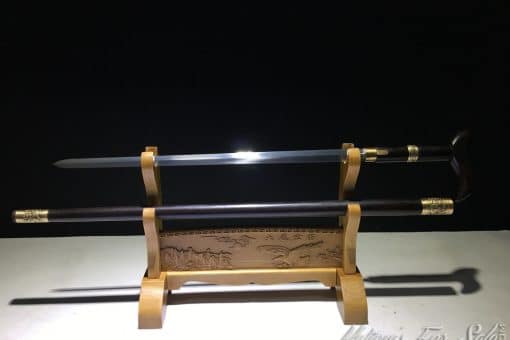 Sword Cane Blade 1095 Folded Carbon Steel