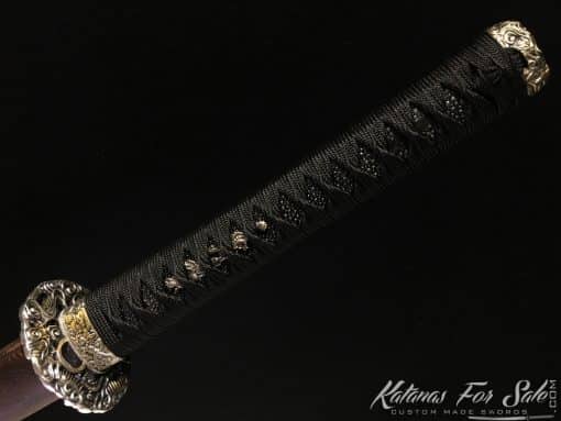 Katana Sword T10 Folded Clay Tempered Steel with Feather Hadori Polish - Image 7