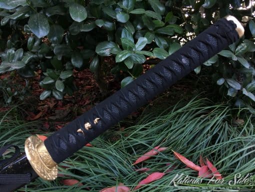 Japanese Katana Sword T10 Folded Clay Tempered Steel with Hadori Polish - Image 7