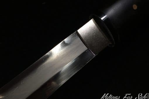 Shirasaya Katana T10 Folded Clay Tempered Steel with Hadori Polish and Kiriha Zukuri Kissaki