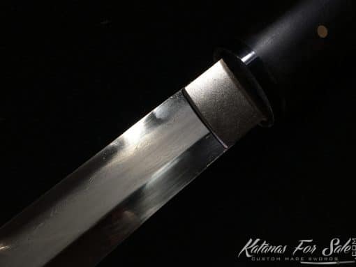 Shirasaya Katana T10 Folded Clay Tempered Steel with Hadori Polish and Kiriha Zukuri Kissaki
