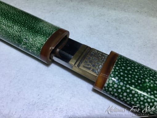 Shirasaya Ninja sword T10 Clay Tempered Steel with Kiriha Zukuri Kissaki