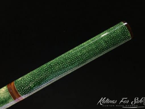 Shirasaya Ninja sword T10 Clay Tempered Steel with Kiriha Zukuri Kissaki - Image 4