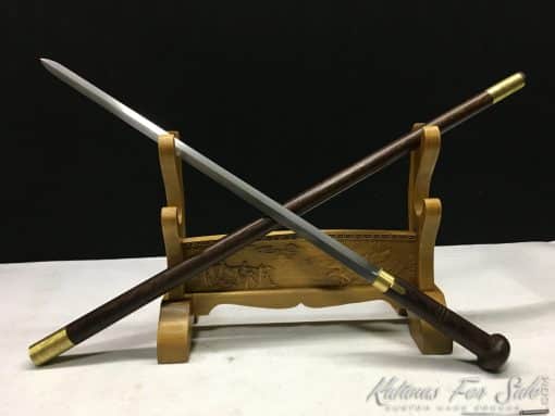 Sword Cane for sale 1095 Folded Carbon Steel - Image 7