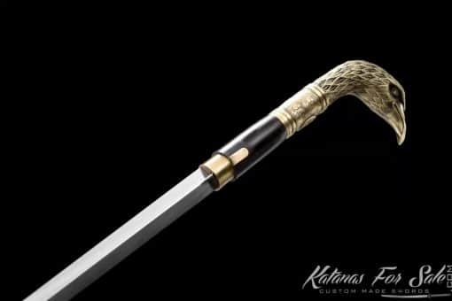 Eagle Sword Cane 1095 Folded Carbon Steel - Image 6