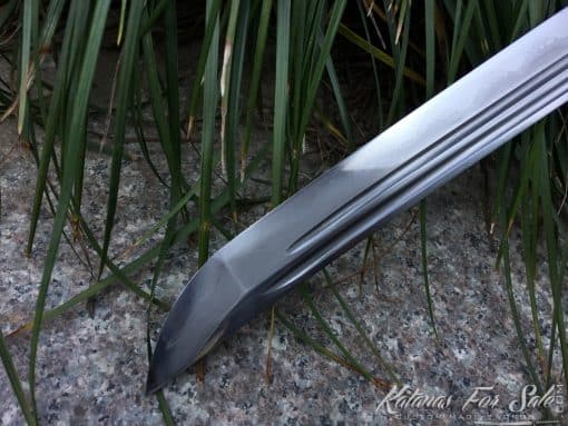 Samurai Katana Sword T10 Folded Clay Tempered Steel with Hadori Polish - Image 8