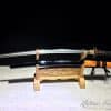 Katana T10 Folded Clay Tempered Steel with Feather Hadori Polish