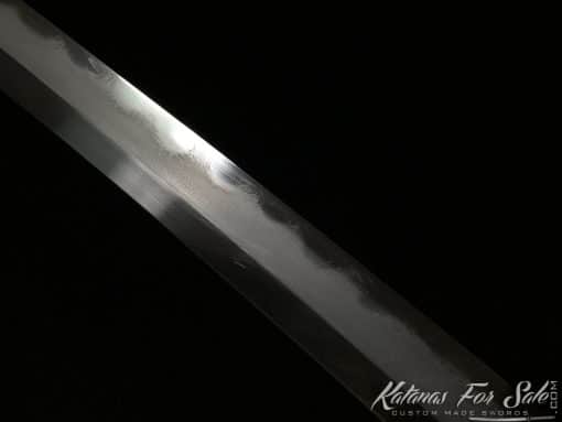 Real Katana T10 Folded Clay Tempered Steel with Feather Hadori Polish - Image 8