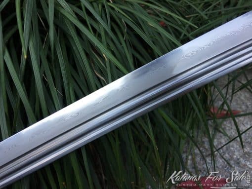 Samurai Katana Sword T10 Folded Clay Tempered Steel with Hadori Polish - Image 7