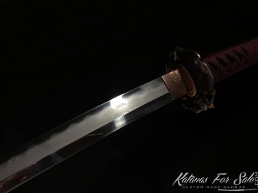 Fully Functional Katana T10 Folded Clay Tempered Steel with Hadori polish - Image 6