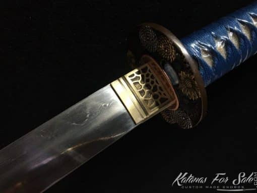 Wakizashi and Tanto Sword set T10 Folded Clay Tempered Steel - Image 4