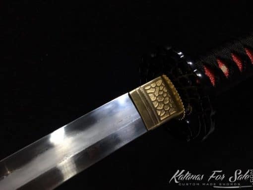 Sword Set T10 Folded Clay Tempered Steel with Hadori Polish and Kiriha Zukuri Kissaki - Image 2