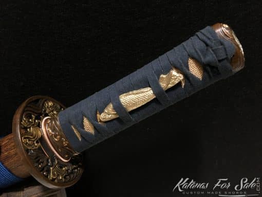 Tanto 1095 Folded Steel with Kiriha Zukuri Kissaki - Image 6
